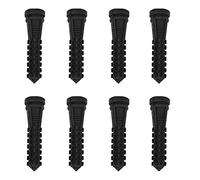 KKPLZZ 50 Dedos para Desplumar Plumas, Varillas de Goma Suave para Depilación de Aves de Corral con Alta Resistencia para Piezas de Máquina Desplumadora de Ganso y Pato de Pollo (Negro)