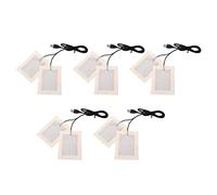 KKPLZZ Almohadilla Calefactora de Tela Eléctrica USB, Cómoda Almohadilla Térmica Portátil con Carga USB para Cuello, Espalda, Abdomen, Calefacción Lumbar, 5 uds.