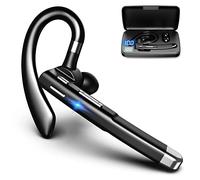 KKPLZZ Auricular Bluetooth YYK-520, Auricular inalámbrico de un oído con Estuche de Carga con Pantalla de batería,Auricular Bluetooth con cancelación de Ruido para Conducir Negocios en la Oficina