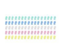 KKPLZZ Clips de Bobina de Plástico de 80pcs, Abrazaderas de Soporte de Carrete de Hilos para Coser Manualidades de Bordado, Colores Mixtos