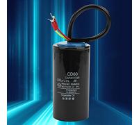 KKPLZZ Condensador de Arranque CD60, Condensador de Película de 300 Uf 450 V 50 X 100 Mm con Diseño de Doble Pin para Motor de Bomba