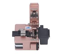 KKPLZZ Cuchilla de Fibra, ángulo de Corte de 0,5 Grados con Retorno Automático de la Hoja y Caja de Fibra de Desecho, para Cable de 0,25 Mm y 0,9 Mm, Herramienta de Corte de (Oro)