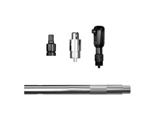 KKPLZZ Extensor de Llave de Trinquete Automático de Acero de Aleación 3 en 1, Absorción de Vibración Antideslizante para Espacios Reducidos, con Interruptor de un Toque para Repar