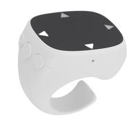 KKPLZZ Fingertip Remote -Video -App - Página Turner 32.8ft Conexión Conexión de Distancia Anillo de Desplazamiento para Tableta telefónica, Blanco, Maletín