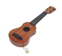 KKPLZZ Guitarra Ukelele para Niños, Juguete Educativo de 4 Cuerdas con Diseño Portátil para Principiantes, Instrumento de Aprendizaje Musical para Niños (Estilo 1)