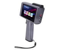 KKPLZZ Impresora de inyección de tinta portátil de 12,7 mm de altura de impresión compatible con varios idiomas, impresora portátil para número de pila de fecha y hora (enchufe de la UE (100-240 V))