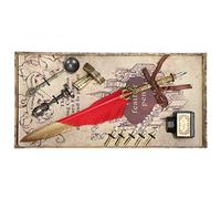 KKPLZZ Juego de Pluma, Herramienta de Escritura Vintage con Punta de Repuesto Suave y Exquisito Barril de Metal Tallado, Caja de Regalo, Pluma de Caligrafía para Familiares y Amig (Rojo)