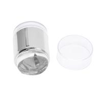 KKPLZZ Kit de Estampador de Uñas, Adhesivo Fuerte, Estampador de Silicona Transparente de Doble Cabeza con Tablero de Patrón Floral de Encaje, para Uñas Naturales y Transferencia de (Plata)