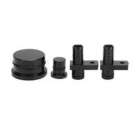 KKPLZZ Kit de Montaje de Redireccionamiento PCV, Accesorios de Derivación de Aleación de Aluminio para GM Duramax 6.6L 2004.5 2010, con Enchufe de Puerto y Enchufe de Resonador pa (Negro)