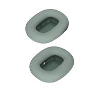 KKPLZZ Orejeras de Repuesto para MAX, Almohadillas de Cuero Proteico de Espuma Viscoelástica Suave con Imán Incorporado, Almohadillas Transpirables para Auriculares (Verde)