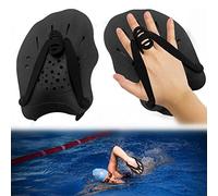 KKPLZZ Palas de natación Speedo, 1 par de Palas de Mano de Entrenamiento de natación con Correas Ajustables, Palas de Mano de Entrenamiento de natación Profesional Accesorios de Ejercicio de