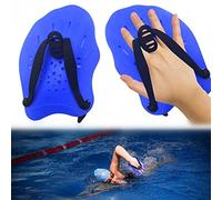 KKPLZZ Palas de natación Speedo, 1 par de Palas de Mano de Entrenamiento de natación con Correas Ajustables, Palas de Mano de Entrenamiento de natación Profesional Accesorios de Ejercicio de