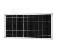 KKPLZZ Panel Solar de 15 W, Cargador Solar de Silicio Monocristalino Impermeable IP65 con Toma USB para Cámaras de Seguridad, Timbres, Teléfonos Móviles, Ventiladores, Vehículos R