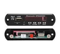 KKPLZZ Placa Decodificadora Bluetooth MP3, Compatible con Disco USB, Tarjeta de Memoria, Radio FM, Música sin Pérdidas Ape WAV, Entrada AUX, con Control Remoto Infrarrojo, para Si