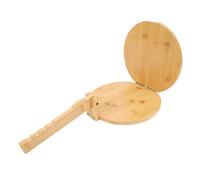 KKPLZZ Prensa de Tortillas de Madera, Bisagras de Acero Inoxidable con 50 Papeles de Pergamino para Tortillas Mexicanas Caseras Masa de Pizza Naan