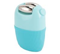 KKPLZZ Rodillo Facial de Hielo, Molde de Cubitos de Hielo de Metal de Silicona para Aliviar la Hinchazón y Tensar la Piel, con Diseño Ergonómico para Masaje Facial y Corporal (Azul)