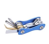 KKPLZZ Scuba Multi Tool 8 en 1 Acero Inoxidable 420 Compacto | Acero Inoxidable 420, Resistente a la Oxidación, Bolsillo Plegable, Ajuste de Cilindro BCD, Kit de Reparación de Equipo de