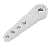 KKPLZZ Servo Brazo de Aluminio, Servo Bocina de Dirección Universal 25T con Alta Resistencia, para Coche RC, Camión, Barco sobre Orugas (Plata)