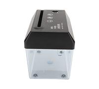 KKPLZZ Trituradora de Papel USB, Mini Trituradora Eléctrica A4 con Papelera Transparente y Abridor de Cartas, para Oficina, Hogar, Escuela, Recibos de Papel, Facturas