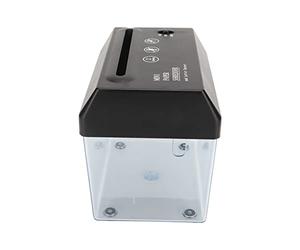 KKPLZZ Trituradora de Papel USB, Mini Trituradora Eléctrica A4 con Papelera Transparente y Abridor de Cartas, para Oficina, Hogar, Escuela, Recibos de Papel, Facturas