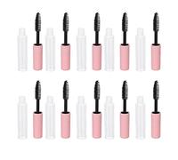 KKPLZZ Tubo de Rímel Vacío de 5 Ml, Botella Cosmética Portátil Transparente Recargable con Cabezal de Cepillo Suave para Aceite de Crecimiento de Pestañas Pegamento para Pestañas