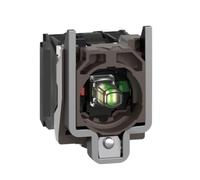 KKPOPP Interruptor de botón ZB4BW0B15 Blanco DC24V 1NO + 1NC para Entrada de Comando de Control Manual de automatización Industrial y retroalimentación Visual