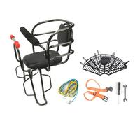 KKPW Asiento Infantil en el Asiento Trasero de la Bicicleta eléctrica, Asiento Infantil de la Bicicleta con barandilla Alta