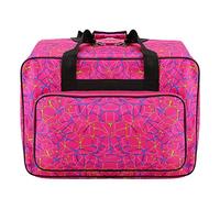 KKPW Bolsa de Lona Impermeable para máquina de Coser de Gran Capacidad, Almacenamiento Acolchado portátil con Bolsillos y asa, para Viaje