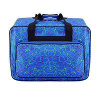 KKPW Bolsa de Lona Impermeable para máquina de Coser de Gran Capacidad, Almacenamiento Acolchado portátil con Bolsillos y asa, para Viaje