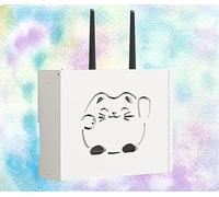 KKRANG Caja de Almacenamiento de WiFi para Montaje en Pared para enrutador, Estante para enrutador WiFi, ocultador de enrutador WiFi, Estante para WiFi, A, 22 x 20 x 8,5 cm