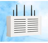 KKRANG Caja de Almacenamiento para enrutador WiFi Blanca Caja de Almacenamiento para enrutador WiFi Caja de Almacenamiento para enrutador inalámbrico Caja de Almacenamiento para enrutador WiFi Mon