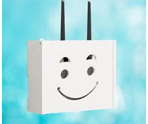 KKRANG Caja de enrutador Caja de Almacenamiento WiFi Estante de enrutador Caja Oculta de enrutador WiFi Caja de Almacenamiento Colgante, B-22x20x8.5cm