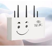 KKRANG Estante de Almacenamiento para enrutador WiFi, Caja de Almacenamiento para enrutador WiFi inalámbrico, Caja de Almacenamiento para Pared, Caja de Almacenamiento para Pared de Madera, B-38 x