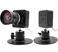 KKSB Cacasa para SBC, Soporte de rotación de 360 Grados, Compatible con Raspberry Pi HQ y módulos de cámara 2 y 3, y cámara Coral de 5 MP