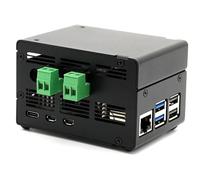 KKSB Cases KKSB Funda para Raspberry Pi 5 - Compatible con tarjeta de sonido IQaudio DigiAMP+ para Raspberry Pi 5