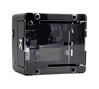 KKSB - Funda para Arduino Uno Q - Carcasa alta de aluminio y acero con tapa de policarbonato transparente