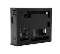 KKSB - Funda para Arduino Uno Q - Carcasa de aluminio anodizado negro