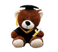 KKTONGXI Oso de Usando un Sombrero de Soltero con vasetto di Miele Suave Osito De Felpa Regalo, Osito de Animales Oso Amoroso Regalo de Pascua para Fiestas De Bodas Navidad Dia De San Valentin