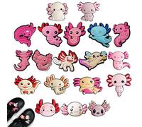 KkvoGmle 19 dijes de zapatos de dibujos animados, bonitos dijes de zapatos de Capibara, pulseras, sandalias, decoración, dijes de PVC impermeables para decoración de zapatos, 15*10*2cm, Cloruro de