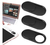 KkvoGmle Cubierta deslizante para cámara web, 3 unidades, ultradelgada, cubierta de cámara de privacidad web para PC, portátil, teléfono, MacBook Pro/Air iMac iPad - Bloqueador instantáneo de cámaras