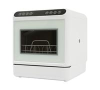 KKVUIIFF - Lavavajillas de mesa, lavavajillas compacto portátil, mini lavavajillas con 4 programas de lavado, control táctil y circulación de aire caliente secado