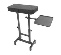 KKVUIIFF Soporte para reposabrazos con bandeja de metal, altura ajustable de 75 - 100 cm, accesorio de tatuaje, para el hogar, estudio o salón