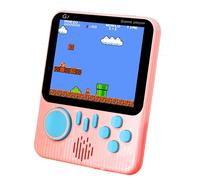 Klack G7 Consola con 666 Juegos Clásicos Retro con Pantalla de 3.5" y Conectividad a Tv Rosa