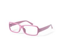 KLACK Gafas sin Cristales Martyns de Estilo Moderno con Acolchada Rosa Montura Fashion Sin Lentes y Estuche de Poliéster con Cierre de Cordón
