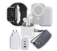 Klack Kit Essential para iPhone Smartwatch, Cargador, Auriculares, Powerbank y Cables