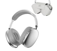 Klack Pro Max Auriculares Inalambricos Bluetooth de Diadema con Funda Blancos