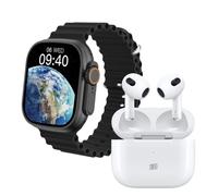 Klack S8 ULTRA PLUS Reloj Smartwatch Negro + Klack Pro 6S Auriculares Bluetooth