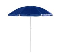 KLACK Sombrilla de Playa Sandok de 200 cm con Protección UV Marine Parasol Extra Grande con Tubo Telescópico Inclinable, Faldones Ribeteados y de Transporte