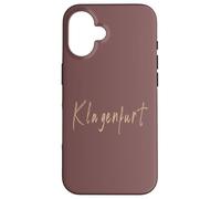 Klagenfurt Austria Diseño Elegante Vintage Carcasa para iPhone 16
