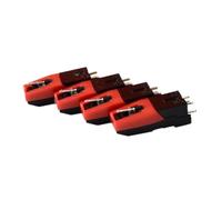 Klaisy 4 cartuchos de grabación de gramófono con kit de aguja LP para reproductor de Lp Playe Gramophone